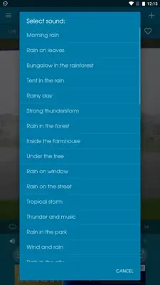 Relax Rain android App screenshot 6